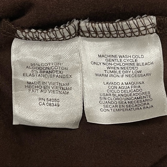 AK | ANNE KLEIN SPORTS | A LINE CAP SLEEVE DRESS | SZ S | BROWN - Picture 7 of 7